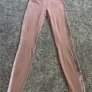 Lululemon Align Super High-Rise Pant 28" with velvet detailing color Spanish Oak